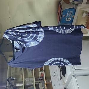I-N-C top size 3x with lighter blue Tye- die very fashionable!